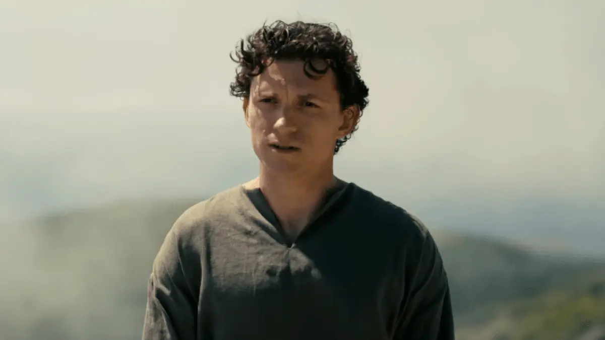 Tom Holland di The Odyssey. (https://www.hollywoodreporter.com/)
