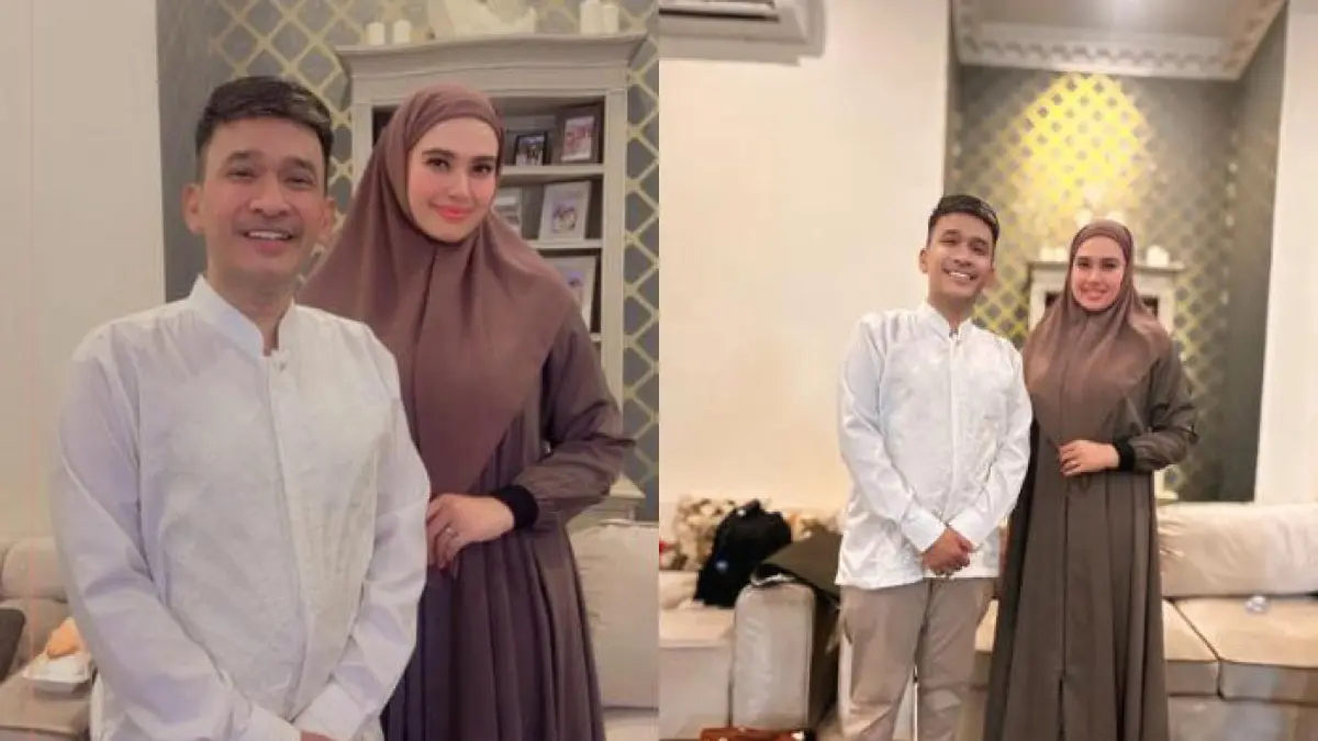 Ruben Onsu dan Catherine Wilson bertemu di kajian.
