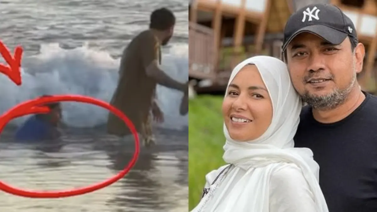 Anak Bebi Romeo dan Meisya Siregar nyaris tenggelam. (Instagram Meisya Siregar)