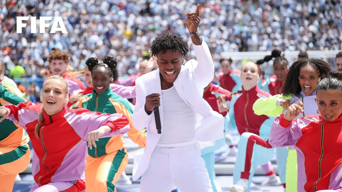 penampilan Ishowspeed di closing ceremony Piala Dunia 2026.