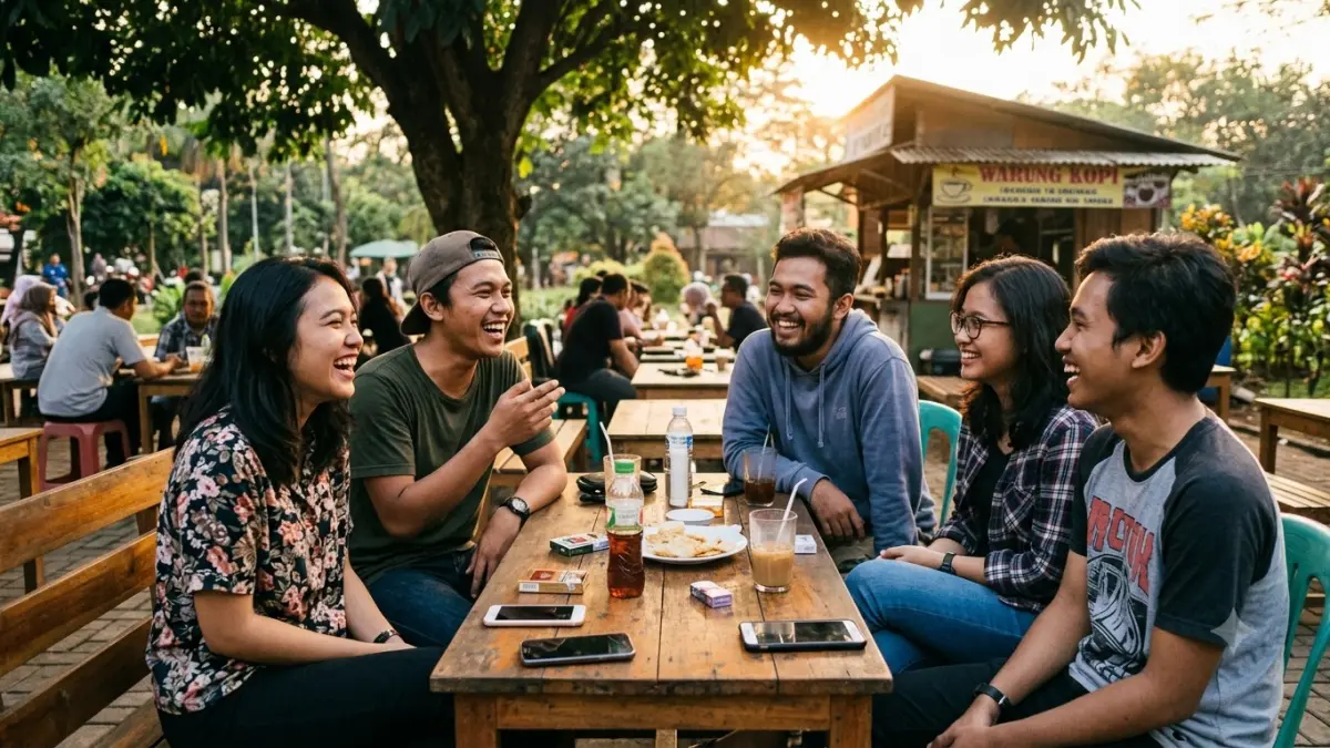 Tren nostalgia membuat banyak orang kembali mengenang suasana satu dekade lalu. (AI Generated)