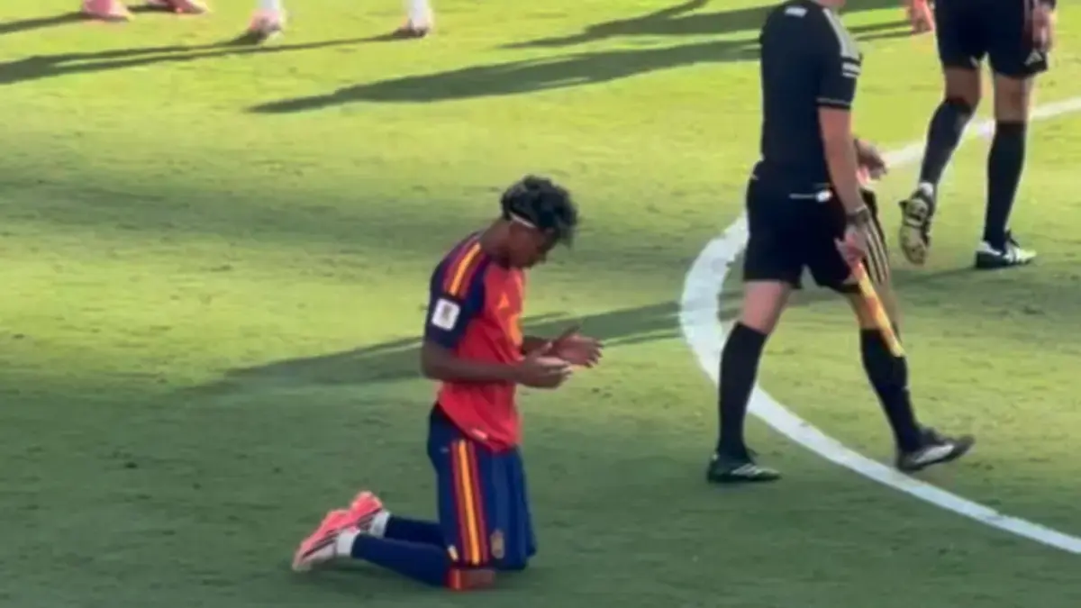 Lamine Yamal bersyukur setelah Spanyol juara Piala Dunia 2026.