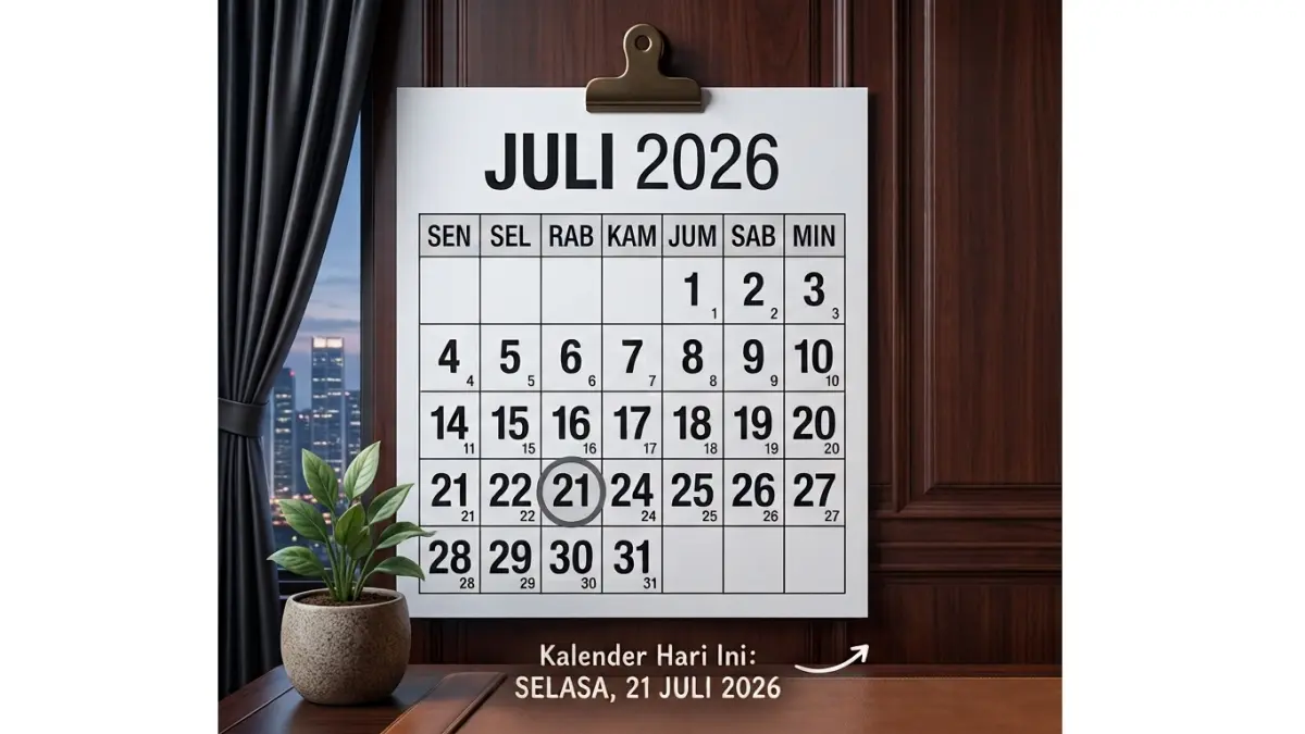 Tanggal 21 Juli 2026. (generate AI)