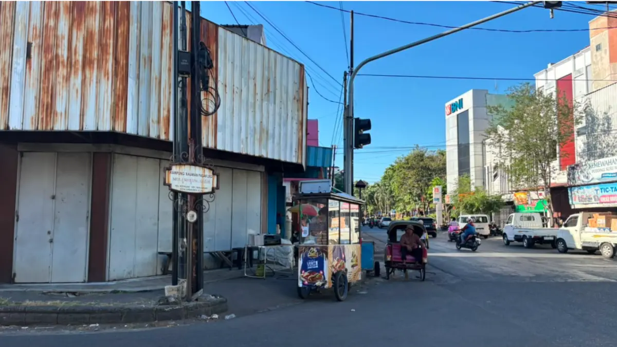 Penanda Kampung Kauman Pasar Legi, Kestalan. (Siti Putri/Radar solo)