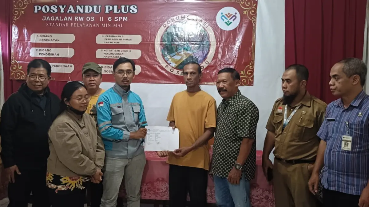 PT SCMPP resmi menyerahkan santunan awal untuk keluarga korban kecelakaan kerja Putri Cempo. Hak pesangon kini tengah dihitung Disnaker Solo. (ISTIMEWA)