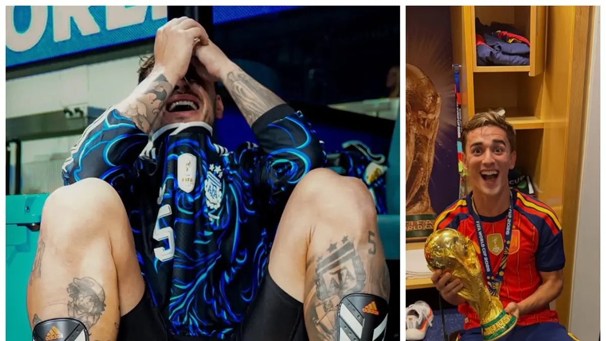 Gelandang Spanyol Gavi meminta FIFA tidak memberikan sanksi kepada Leandro Paredes meski keduanya terlibat insiden panas pada final Piala Dunia 2026. (Dok instagram)