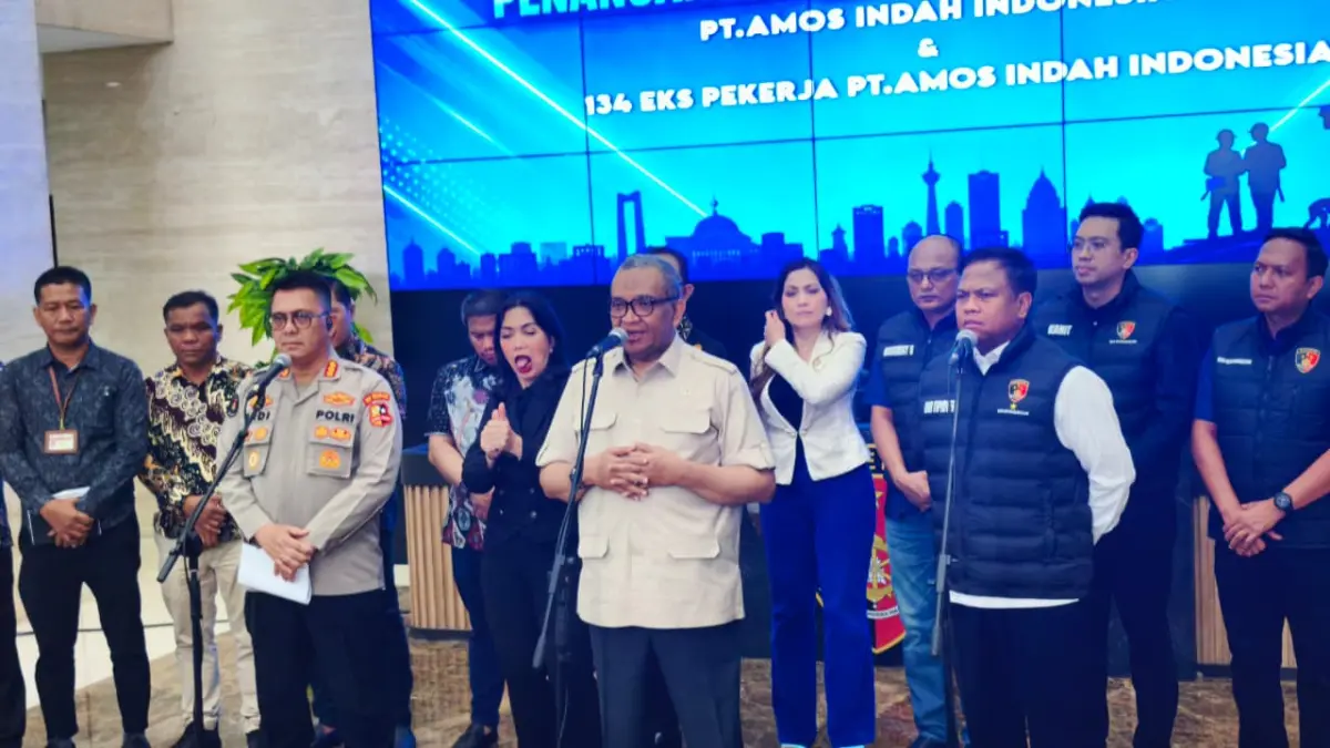 Kemnaker dan Polri Rampungkan Sengketa PHK PT Amos.