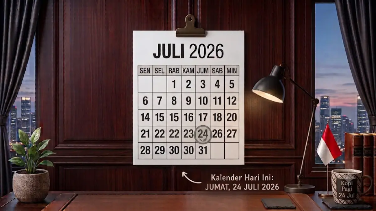 Tanggal 24 Juli 2026. (AI generated)