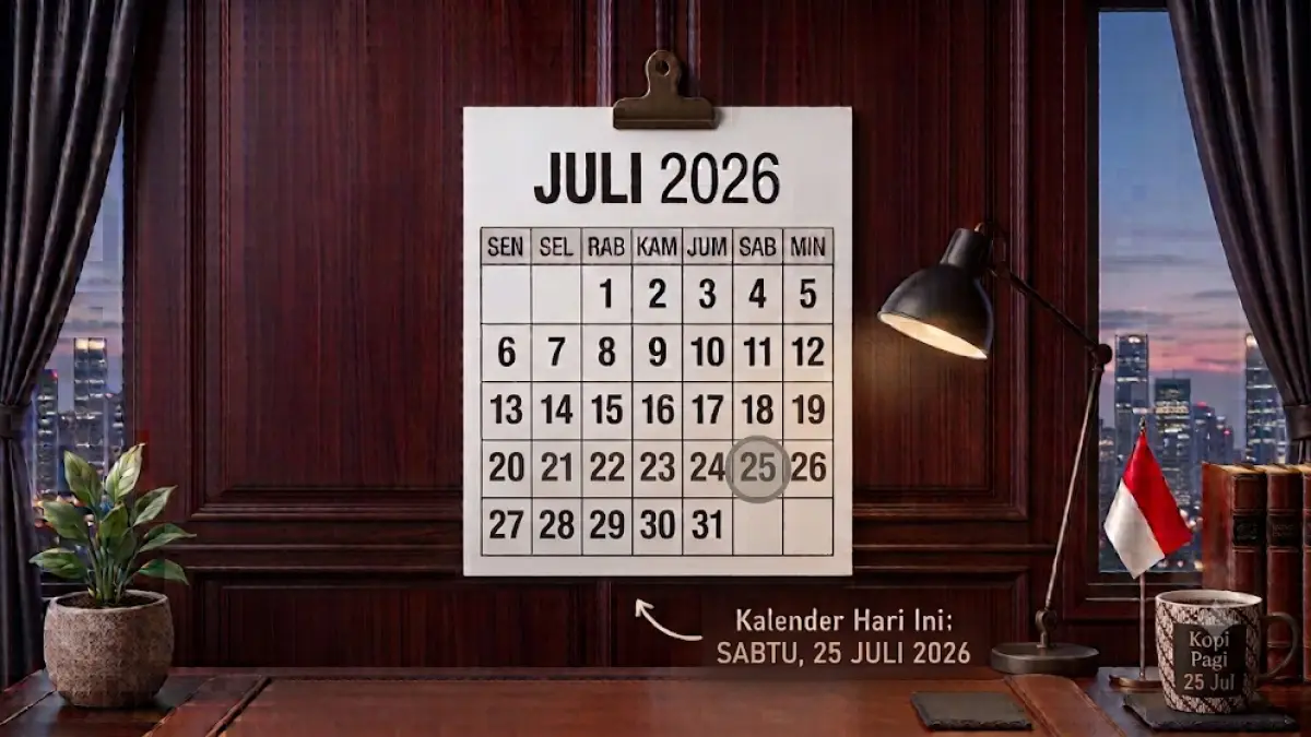 Tanggal 25 Juli 2026. (AI generated)