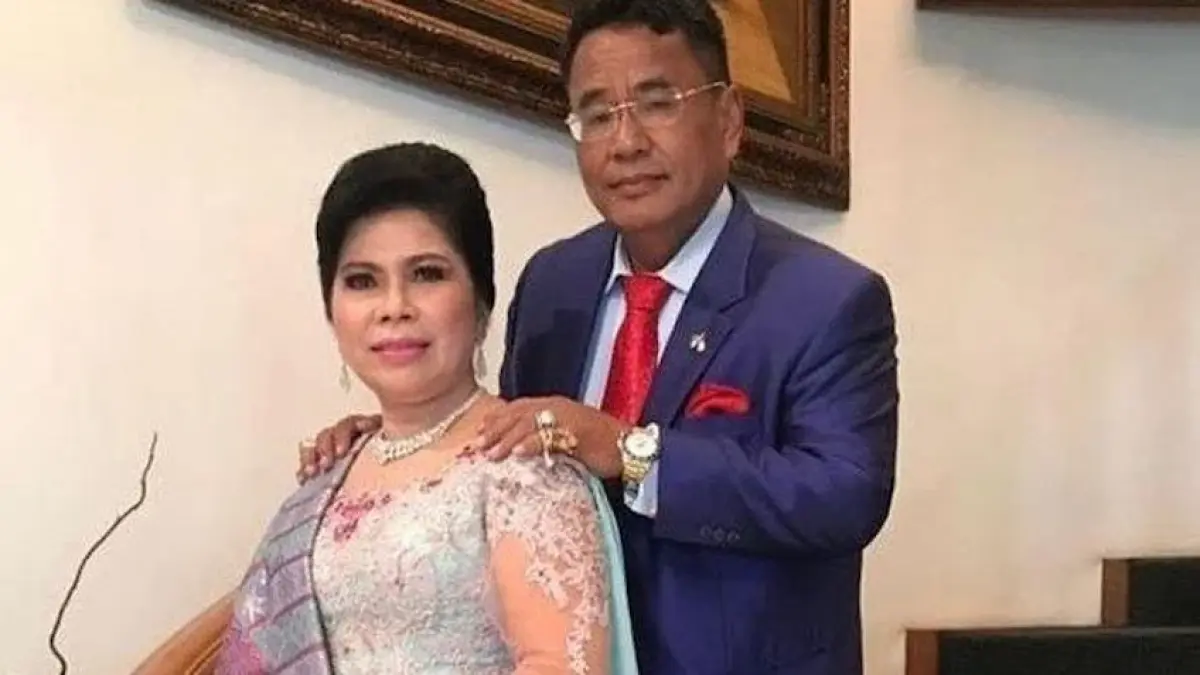 Agustianne Marbun dan Hotman Paris.