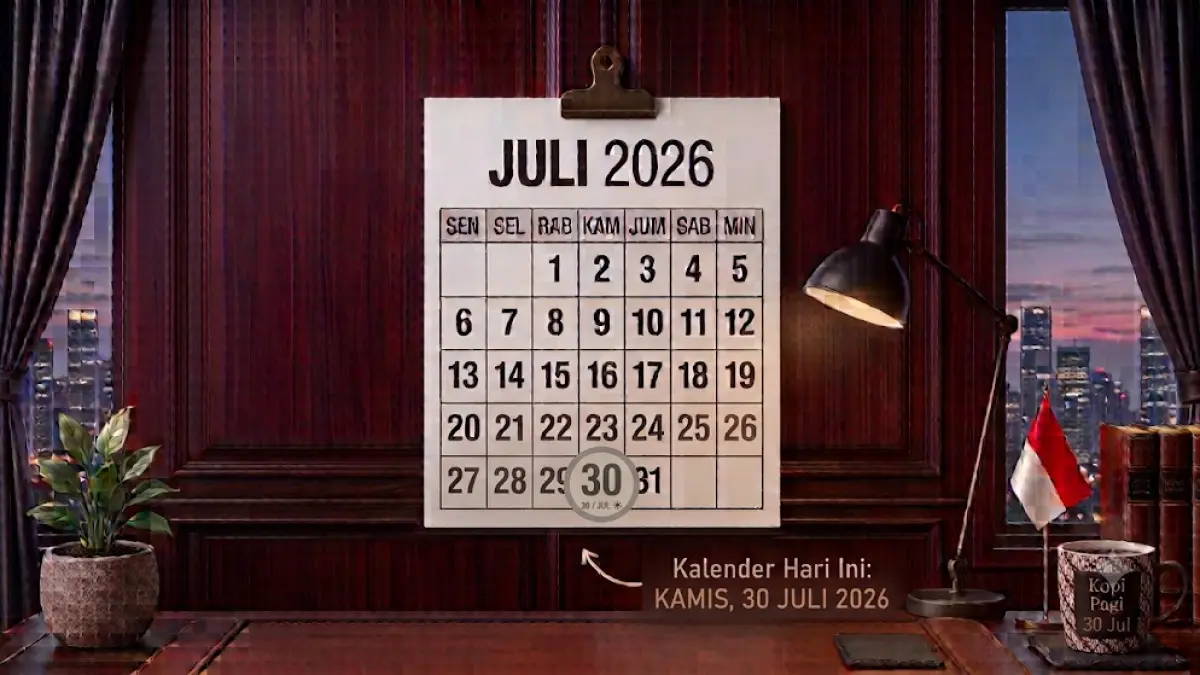 Tanggal 30 Juli 2026. (AI generated)