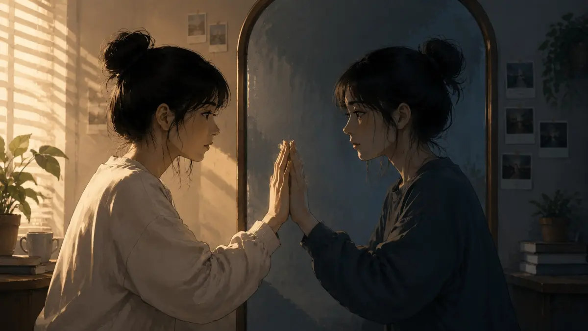 Ilustrasi mirroring treatment yang biasa dilakukan dalam komunikasi. (AI generated)