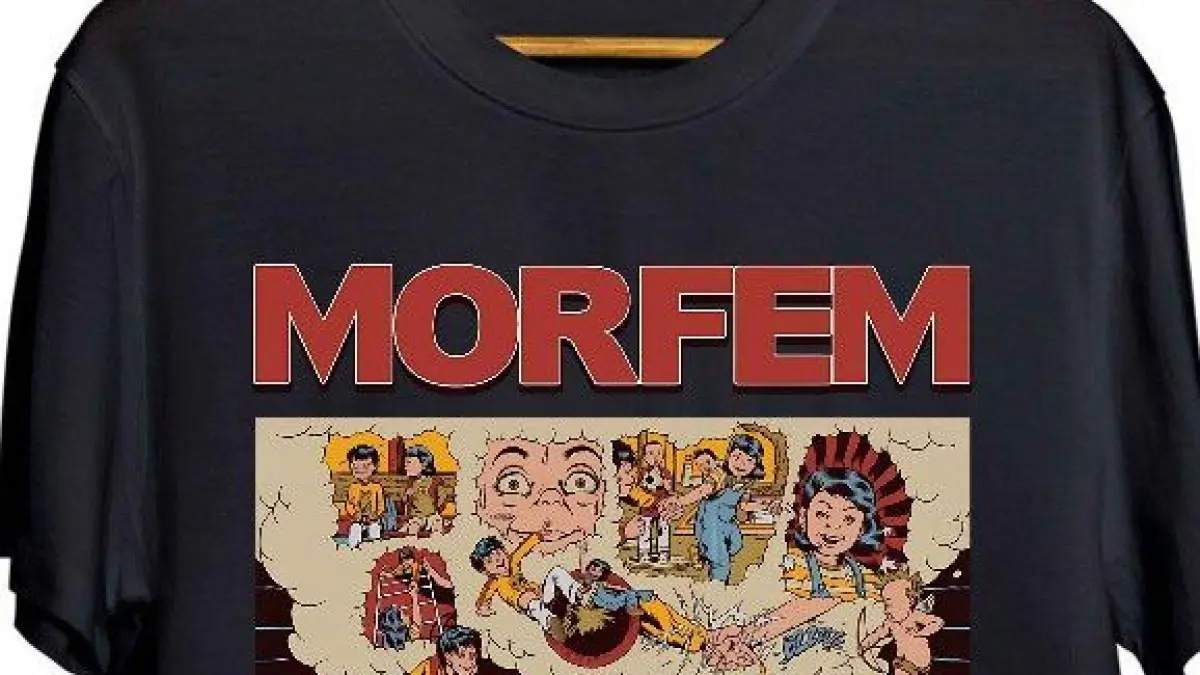 Ilustrasi Gambar Foto Kaos Band Morfem (sumber pinterest)