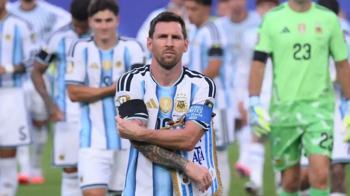 Pemain Tim Nasional Argentina Lionel Messi (Instagram @afaseleccion)