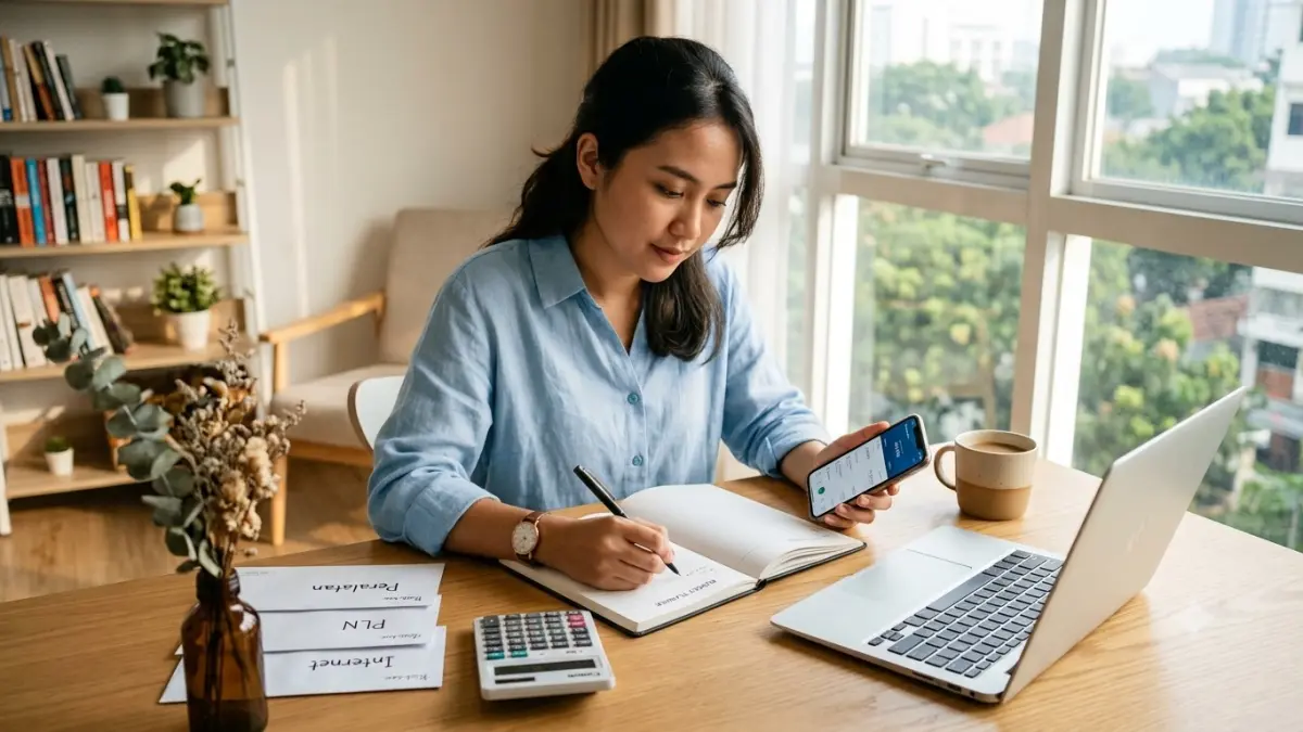 Mengelola keuangan secara bijak menjadi langkah awal menuju financial freedom. (AI Generated)