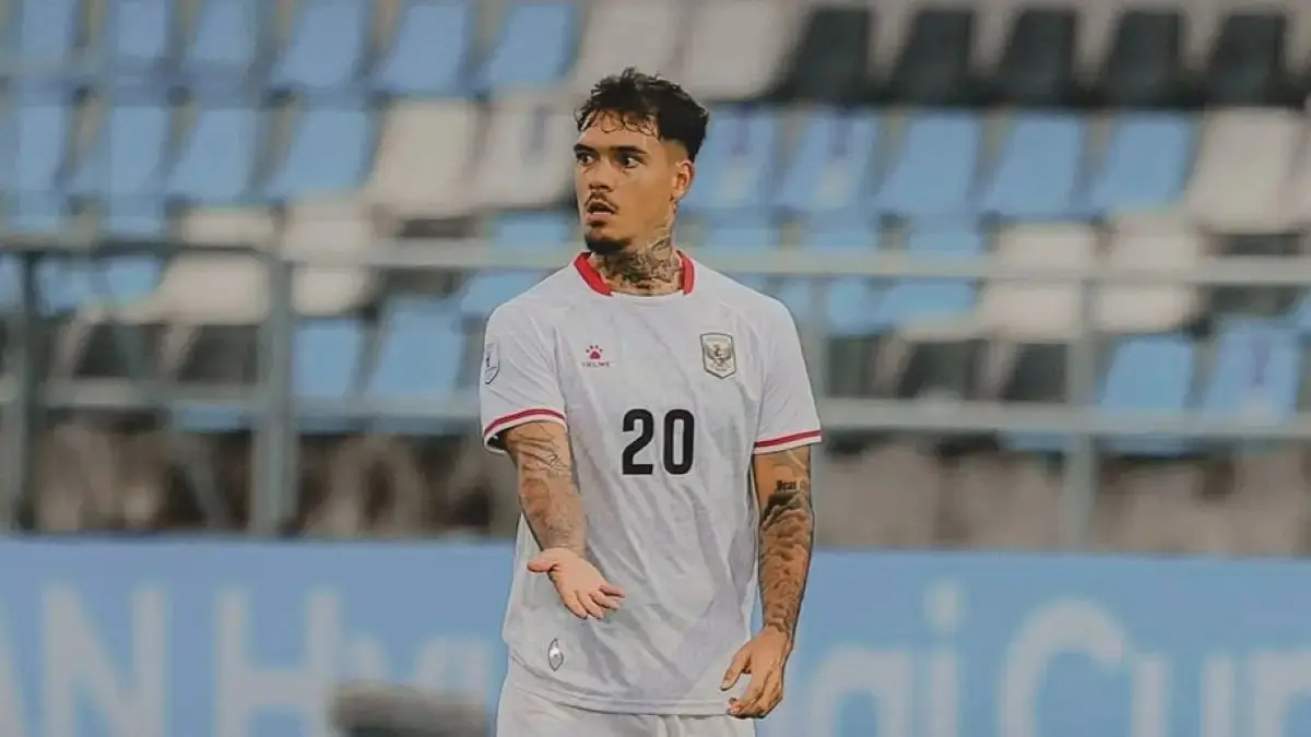 Shayne Pattynama saat laga kemenangan Timnas Indonesia lawan Timor Leste. (Dok. Shayne Pattynama)