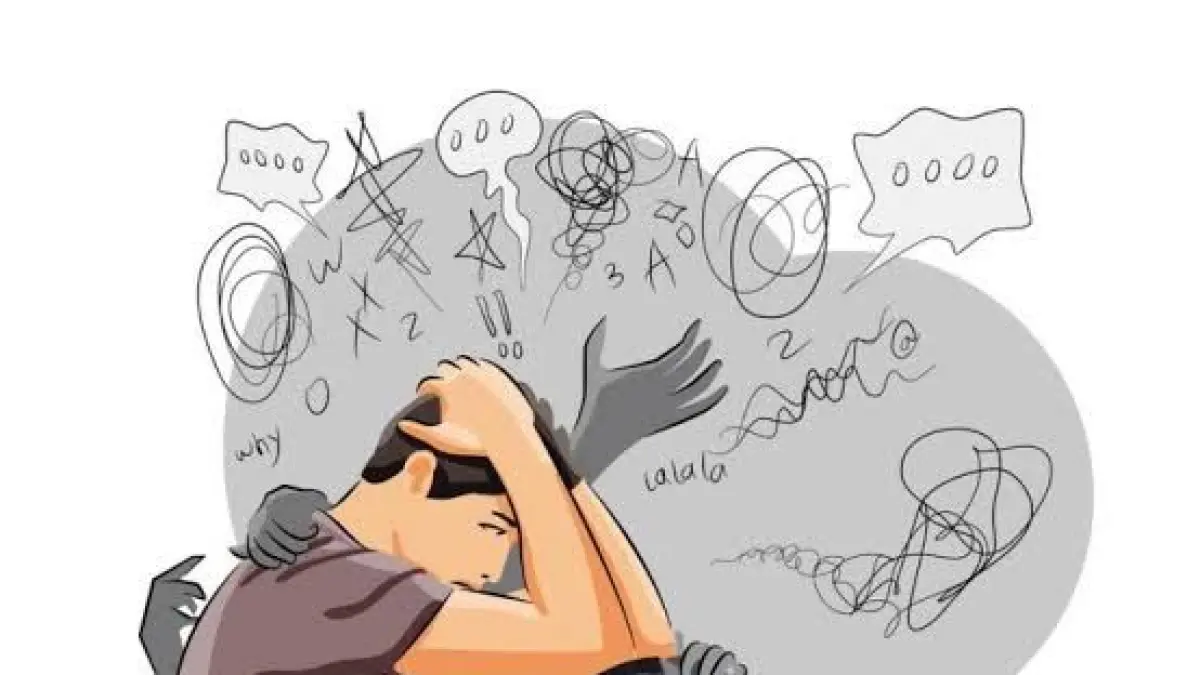 Ilustrasi Seseorang Yang Sedang Frustasi (sumber foto by pinterest)