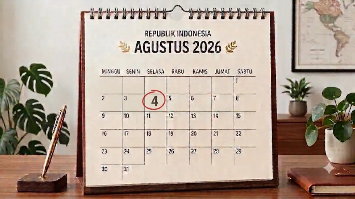 Tanggal 4 Agustus 2026. (AI generated)