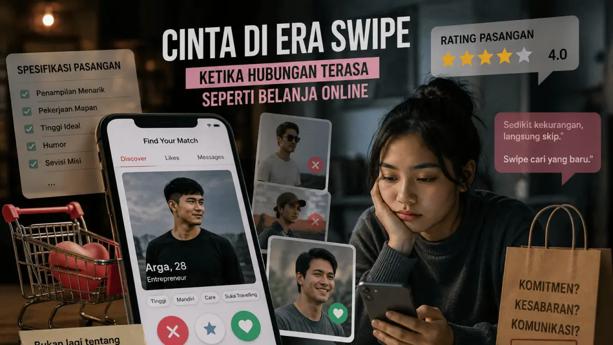 Visual Komodifikasi Visual. (AI Generated)