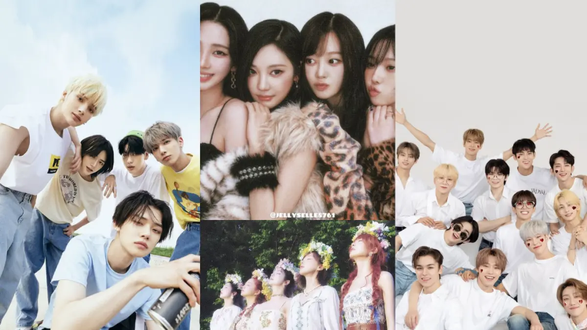 Setiap comeback K-Pop selalu menghadirkan konsep baru, mulai dari gaya busana, warna rambut, hingga visual yang disesuaikan dengan tema lagu. Pergantian konsep menjadi salah satu ciri khas industri K-Pop yang membuat setiap era terasa berbeda. (Pinterest)