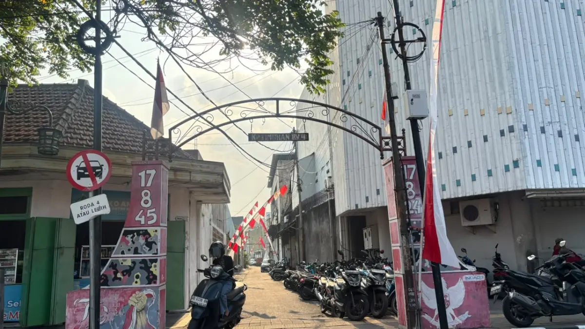 Gapura Kampung Timuran. (Siti Putri/Radar solo)