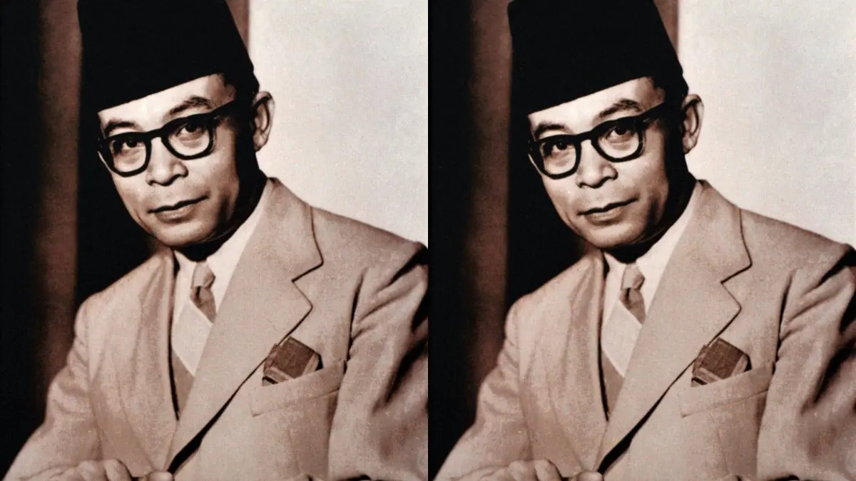 Potret Foto Mohammad Hatta (sumber by pinterest)