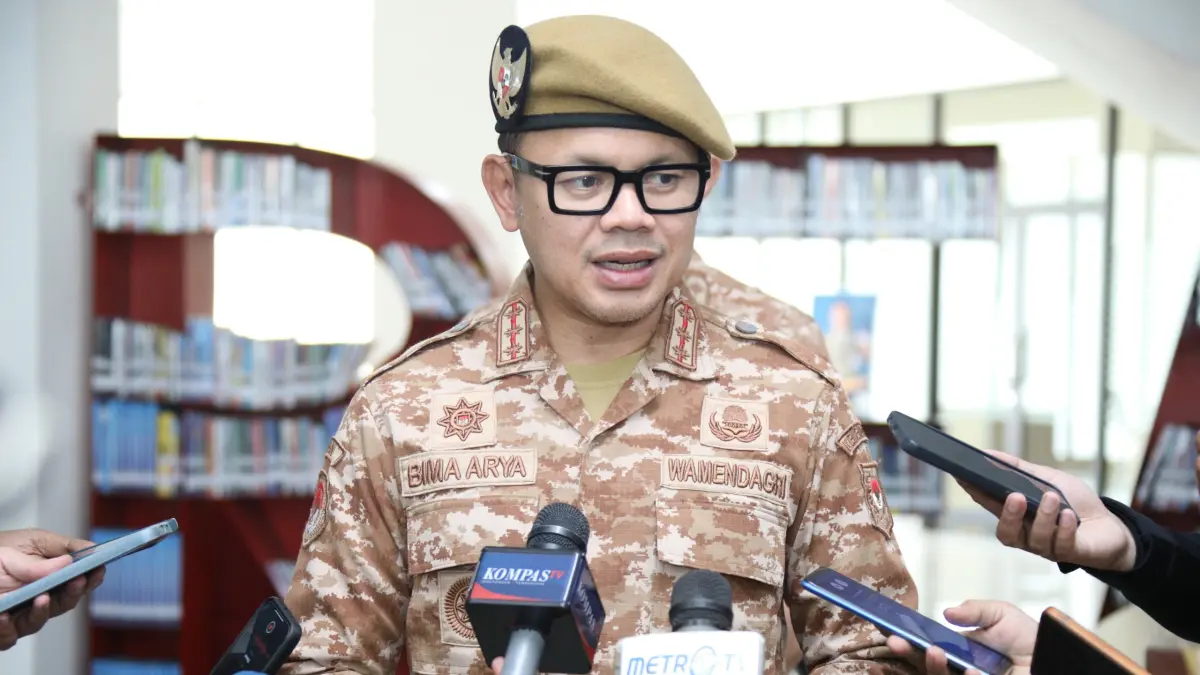 Wakil Menteri Dalam Negeri (Wamendagri), Bima Arya Sugiarto di Kampus Institut Pemerintahan Dalam Negeri (IPDN) Jatinangor, Kabupaten Sumedang, Jawa Barat, Minggu (22/6). (Istimewa).