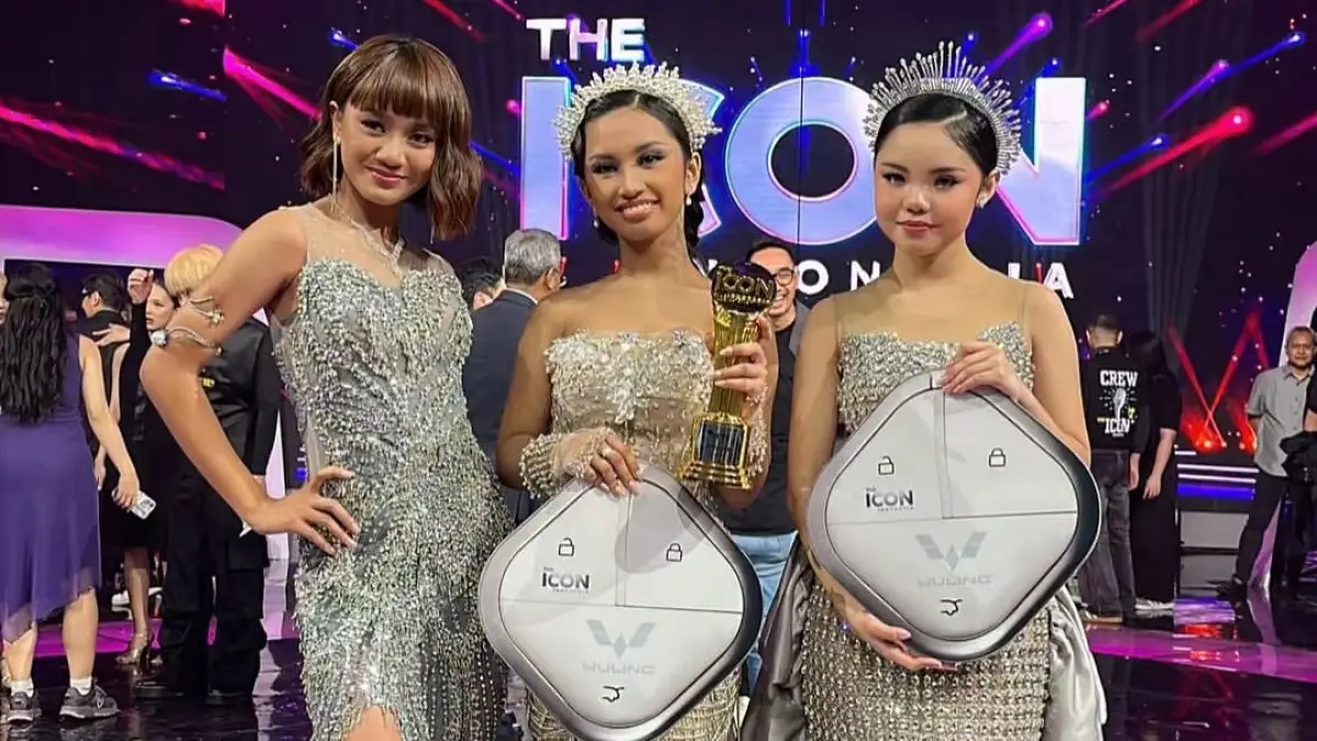 Felicia Angelica sukses menjadi juara The Icon Indonesia musim pertama. (The Icon Indonesia)