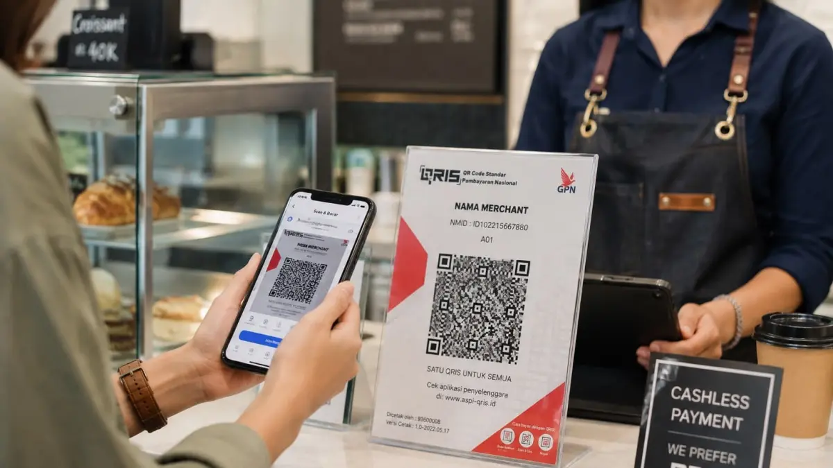 Ilustrasi Cashless atau Dompet digital. (AI Generated)