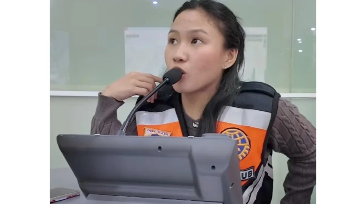 Mpok Caca kreator konten dengan logat Betawi . (IG anastasiaputri_)
