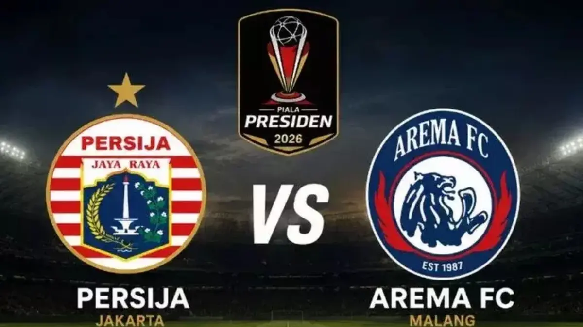 Persija Jakarta dan Arema FC bersiap untuk bertarung dalam laga perebutan tempat ketiga Piala Presiden 2026. Simak susunan pemainnya. (ISTIMEWA)