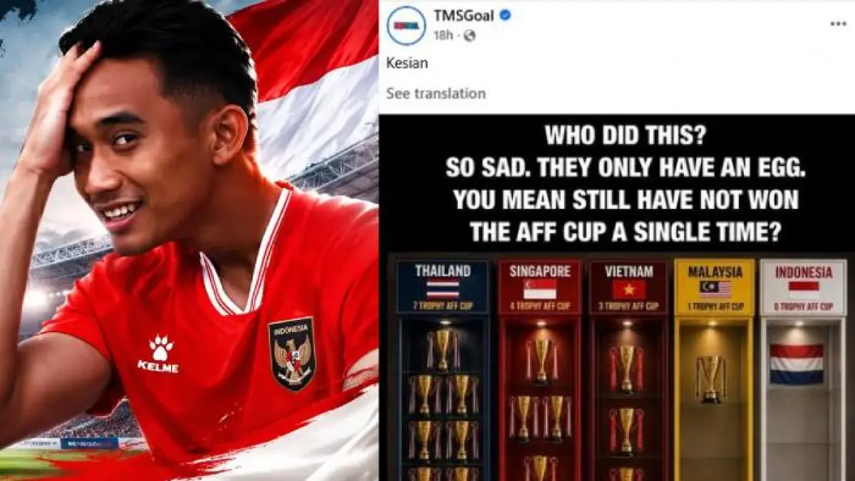 Postingan media asal Singapura.