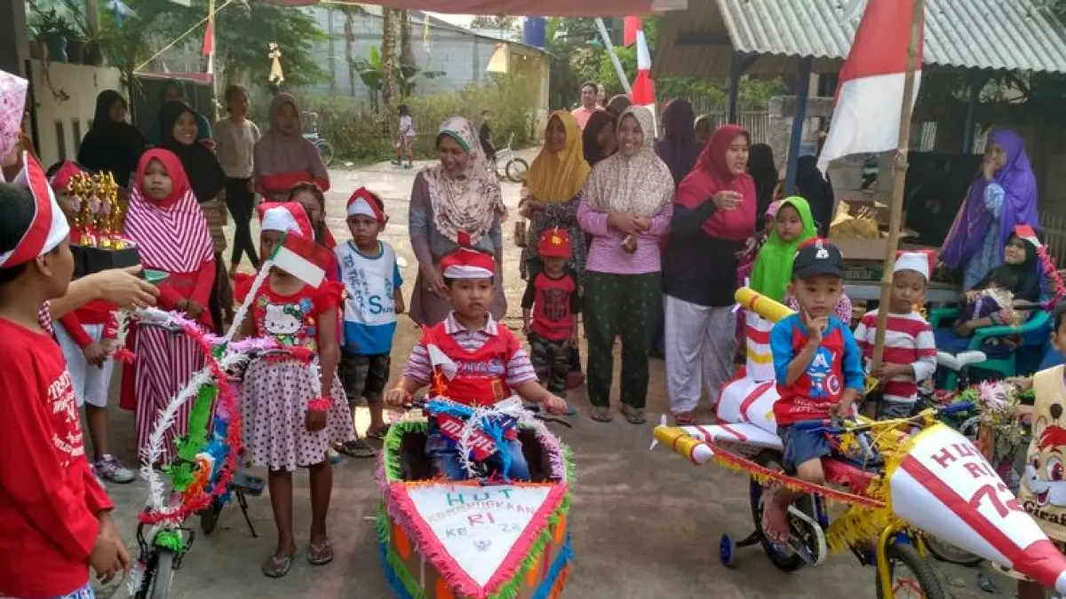 Karnaval menjadi salah satu kegiatan yang memeriahkan perayaan Hari Kemerdekaan Indonesia.(Pinterest)