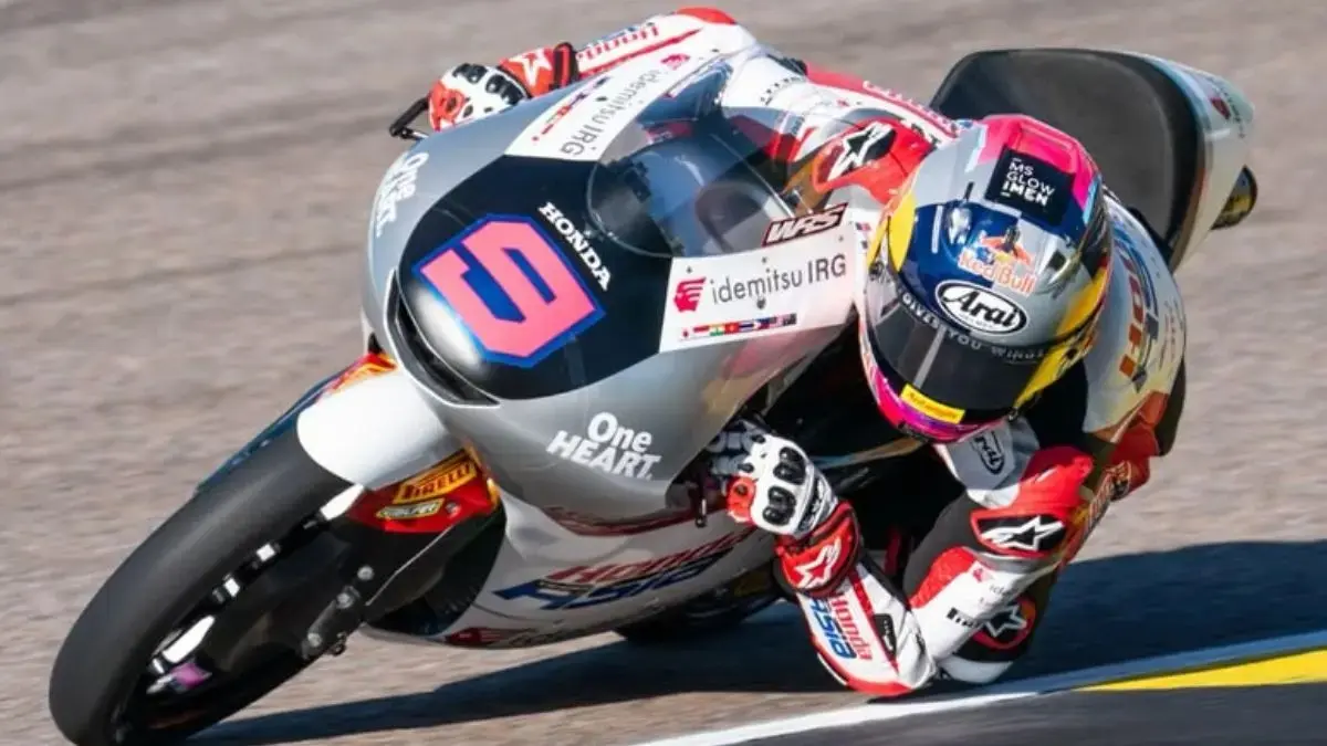 Veda Ega Pratama tampil positif di FP1 Moto3 GP Inggris. Pembalap Honda Team Asia itu finis keenam dan hanya terpaut 0,532 detik. (Dok. Honda Team Asia)