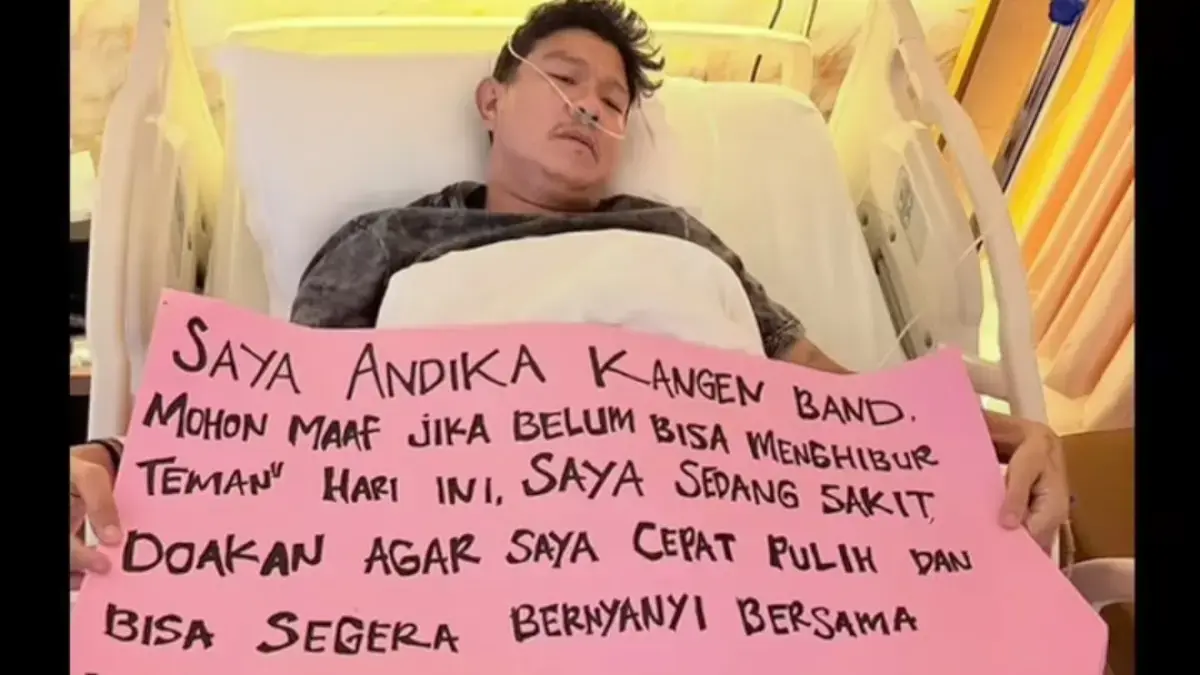 Andika Kangen Band jatuh sakit.