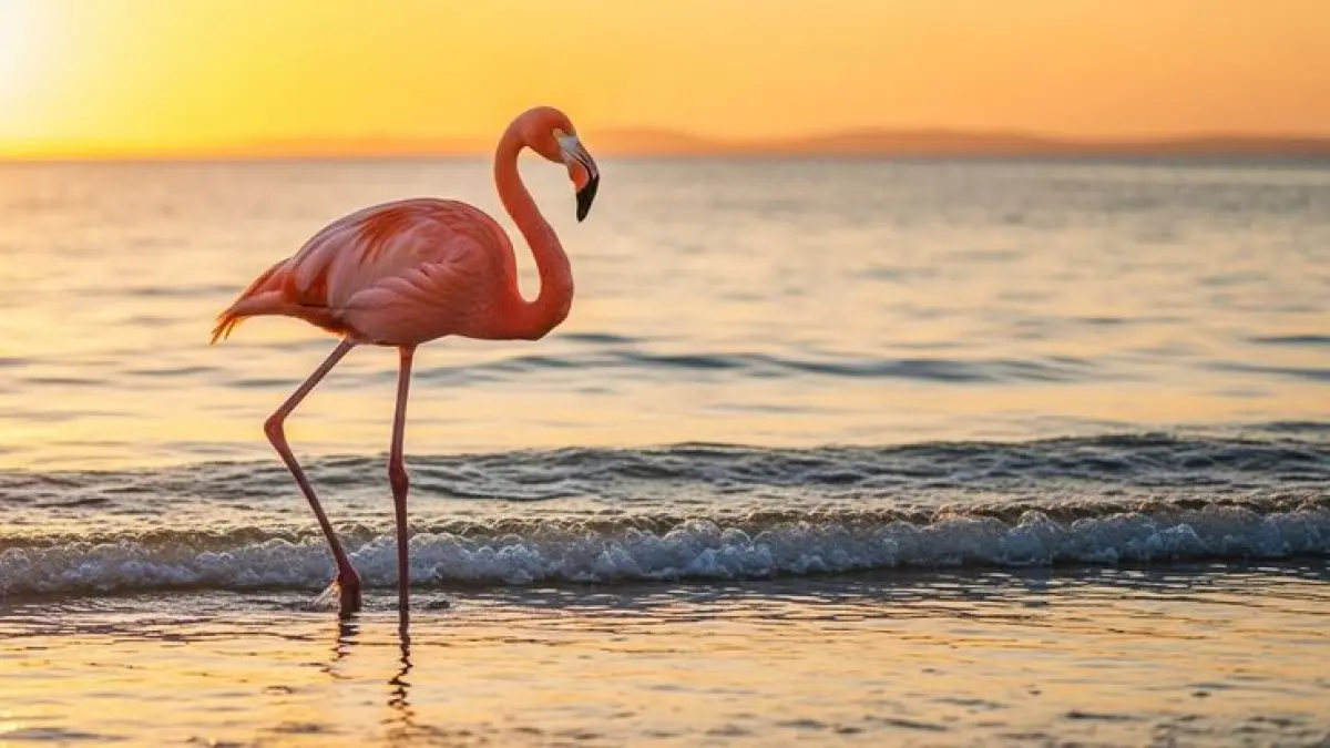 Burung Flamingo. (pinterest/@loveflamingol)
