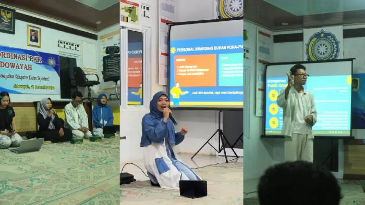 KKN ISI Surakarta Gelar Program Edukasi “How to be a Public Speaker” bagi Karang Taruna Desa Sidowayah.