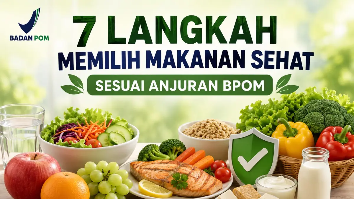 Ilustrasi memilih makanan yang sehat sesuai BPOM. (AI Generated)