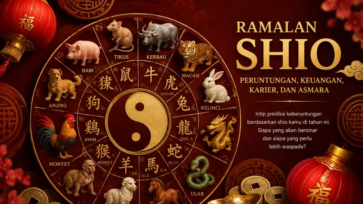 Ilustrasi Ramalan Shio. (AI Generated)