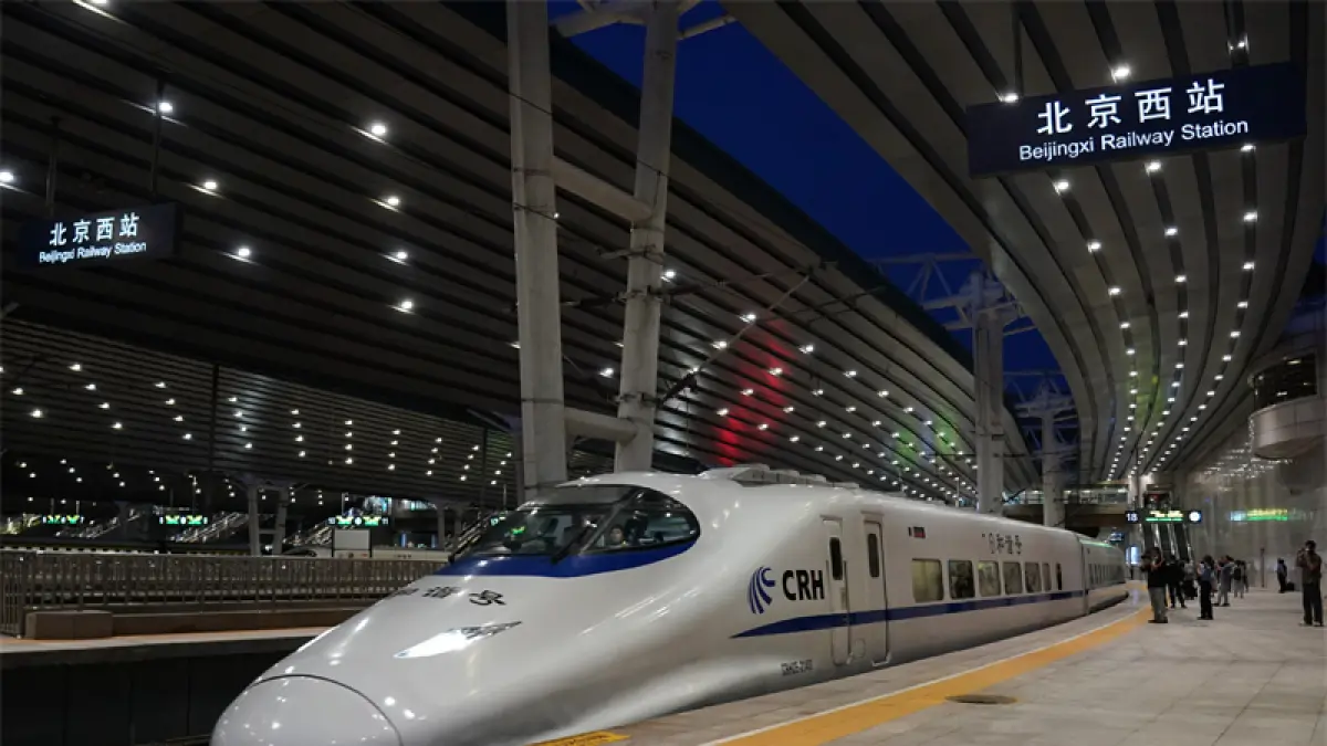 Fuxing Sleeper Train merupakan kereta berkecepatan tinggi China yang dilengkapi fasilitas tempat tidur untuk perjalanan malam jarak jauh. (China Government) 