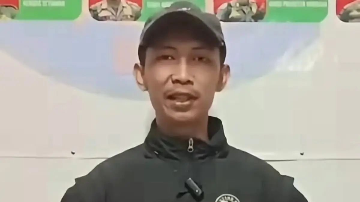 Tukang cukur, Nurhidayat, meminta maaf karena menyebut Indonesia belum merdeka (Instagram Info Jawa Barat)