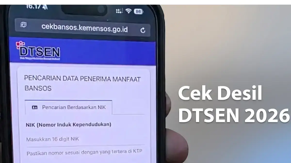 Cek Desil DTSEN 2026.