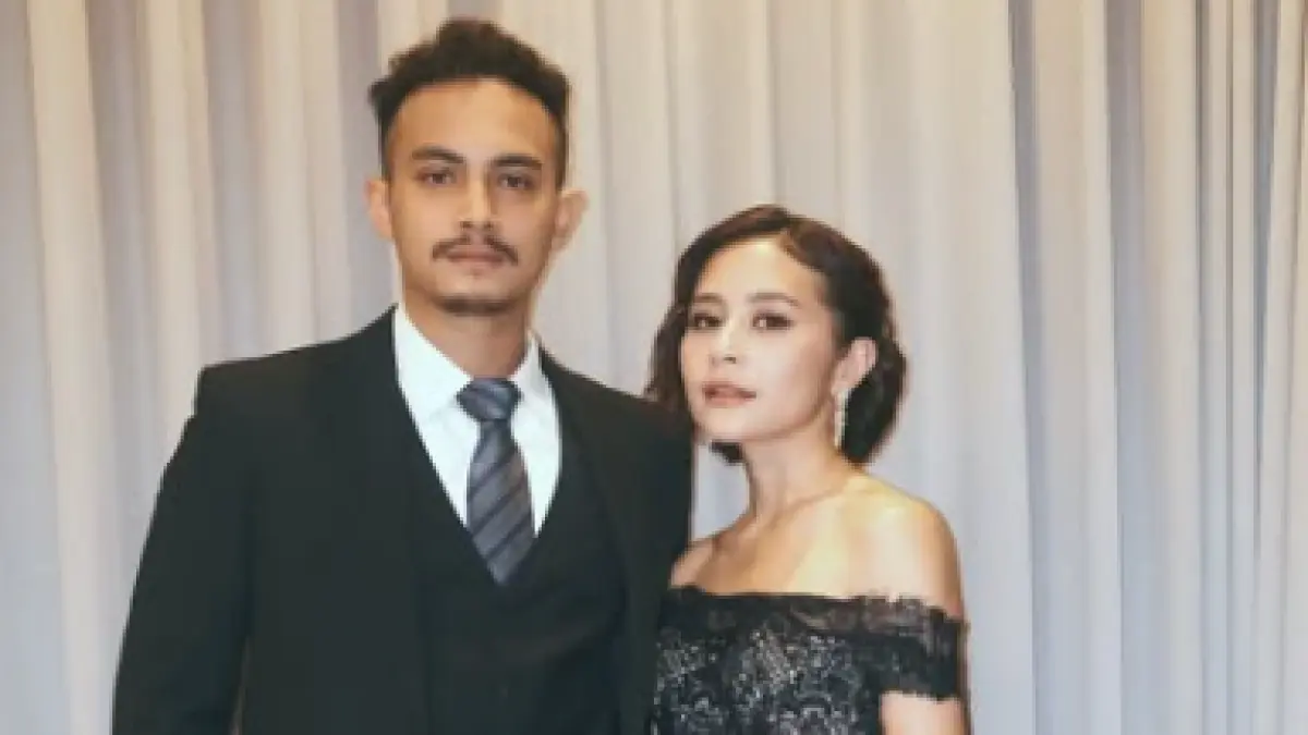 Prilly Latuconsina dan Omara  Esteghlal. (instagram/prillylatuconsina96)