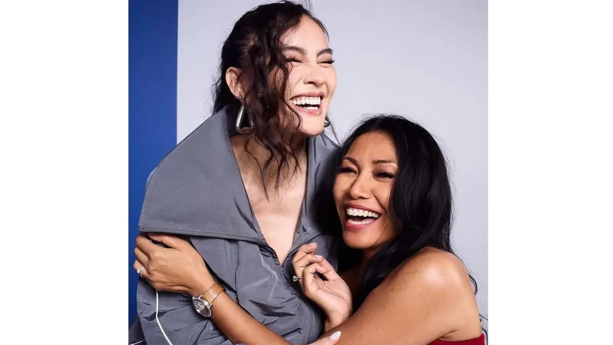 potret Agnez Mo dan Anggun. (IG agnezmo)