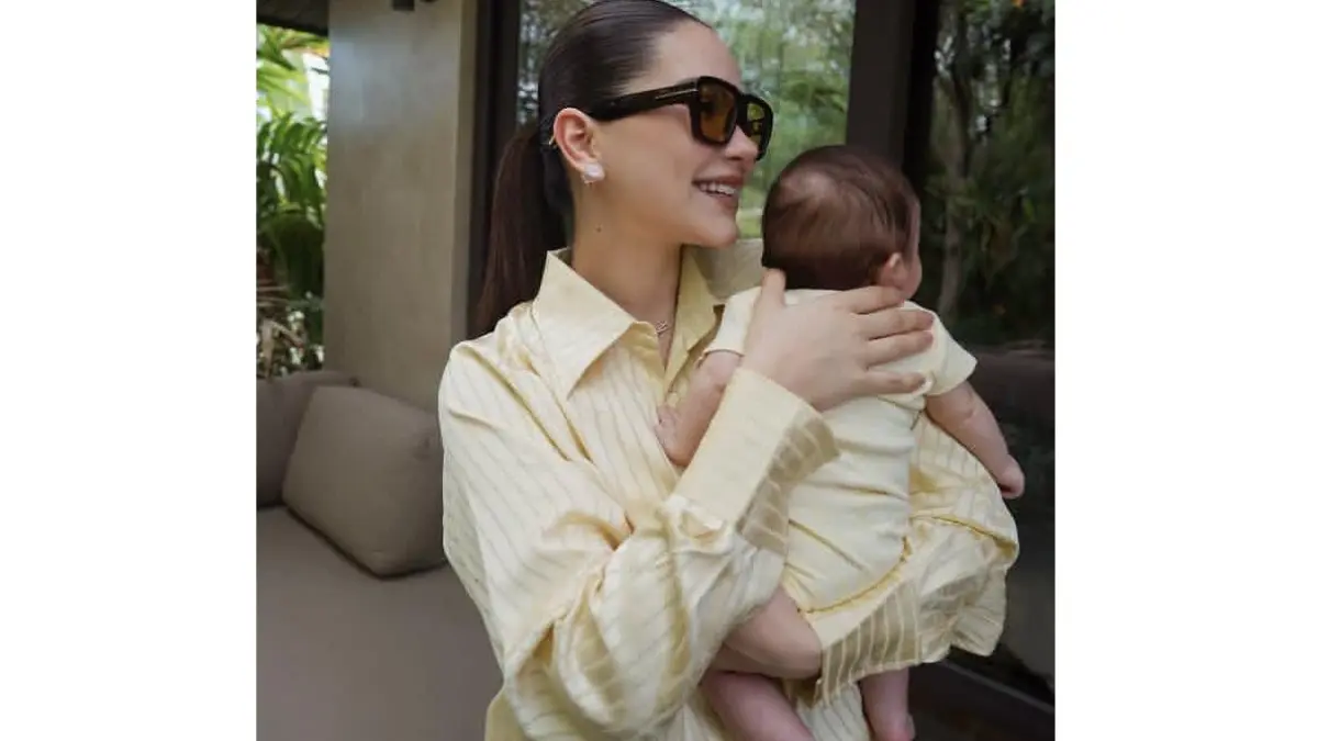 Alyssa Daguise dan Baby Soleil. (IG alyssadaguise)