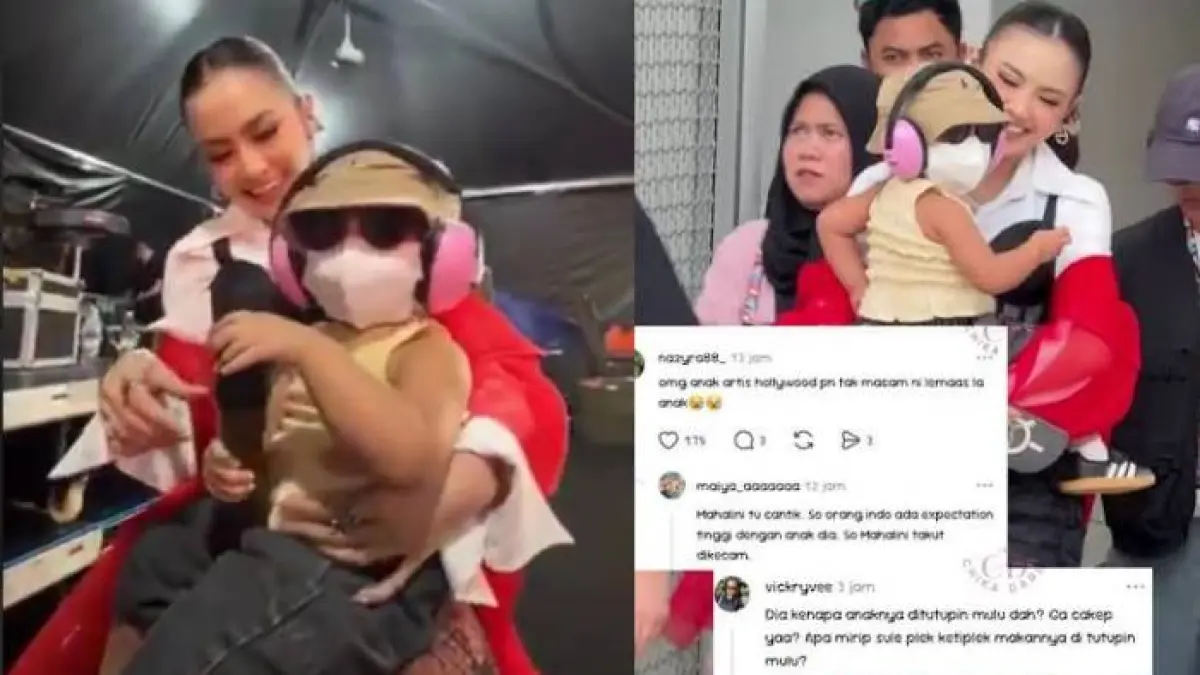 Heboh Wajah Putri Mahalini Ditutupi Aksesori Lengkap saat Ikut Gladi Bersih.
