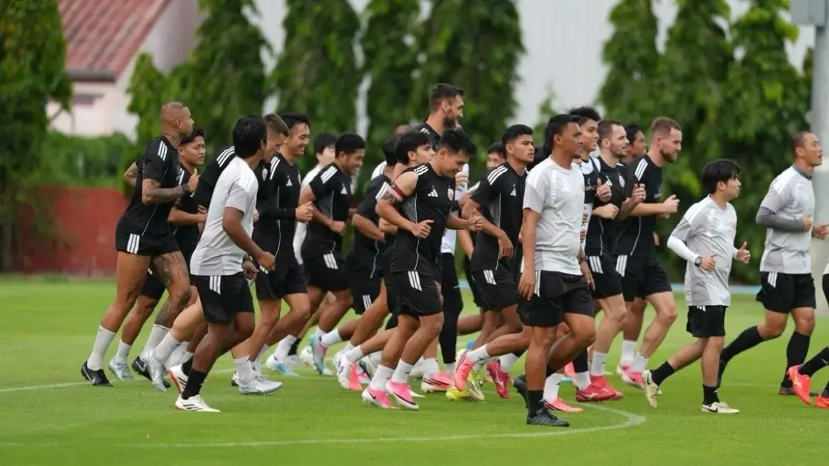 Latihan Persija Jakarta.