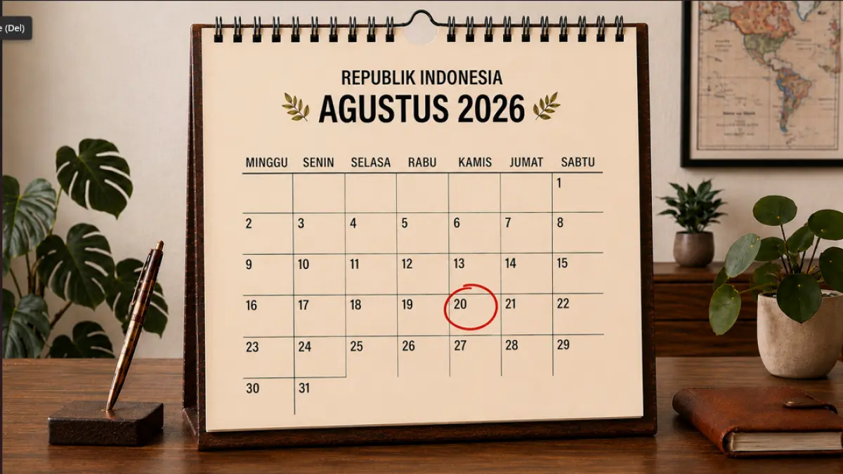 Tanggal 20 Agustus 2026. (AI Generated)