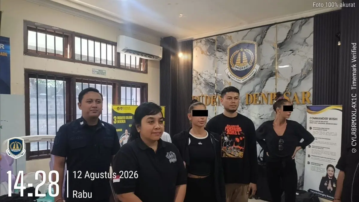 WNA asal Norwegia dan Jerman ditahan di Rumah Detensi Imigrasi Denpasar.(DOKUMENTASI RUDENIM DENPASAR )