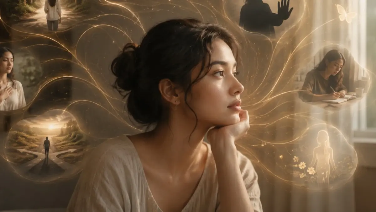 Ilustrasi feminine intuition.(AI Generated)